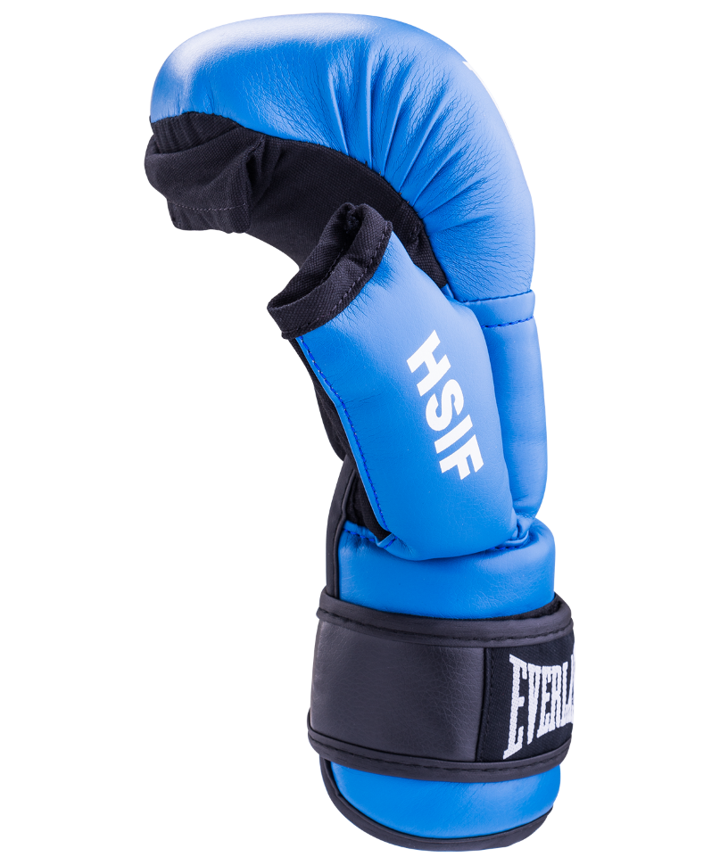 Перчатки для рукопашного боя HSIF RF3206, 6oz, к/з, синий