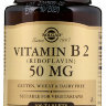 Solgar Vitamin B2 50 мг (Riboflavin) 100 таблеток
