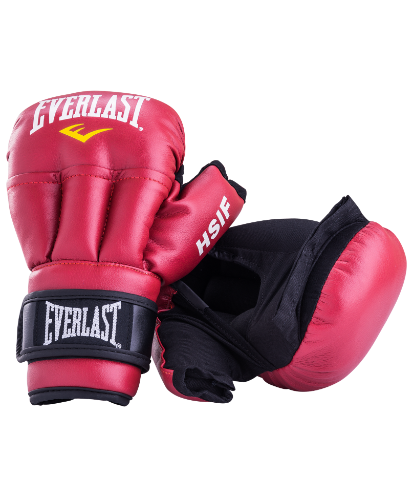 Перчатки для рукопашного боя HSIF RF3108, 8oz, к/з, красный