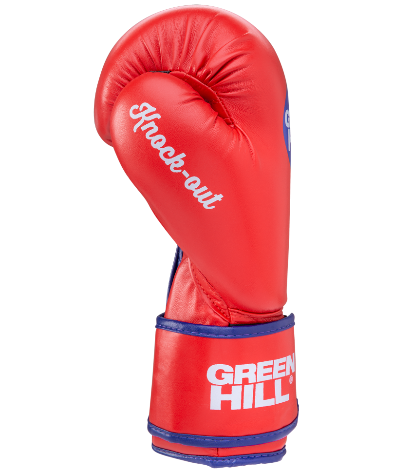 Перчатки боксерские Knockout BGK-2266, 12 oz, к/з, красный Перчатки боксерские Knockout BGK-2266, 12 oz, к/з, красный