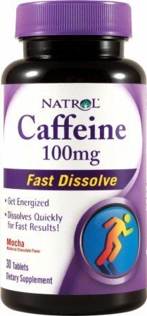 Natrol Caffeine 100 мг 30 таблеток