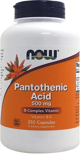 Now Pantothenic Acid 500 мг 250 капсул