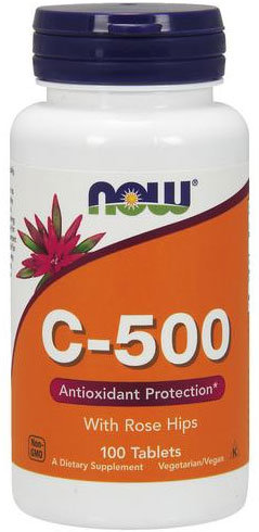 Now C-500 with Rose Hips 100 таблеток