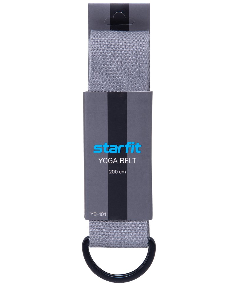 Ремень для йоги (Starfit) YB-101 200 см серый