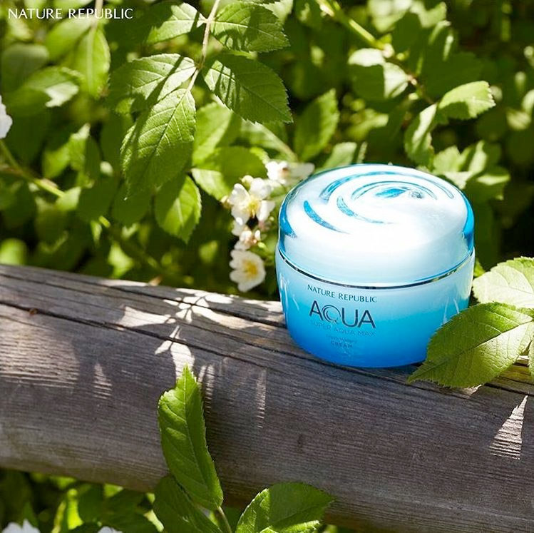 Nature Republic Super Aqua Max Fresh Watery Cream 80 мл Освежающий увлажняющий крем-гель для комбинированной и жирной кожи 