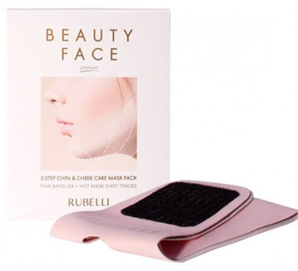 Rubelli Beauty Face Набор масок + бандаж для подтяжки контура лица, 7*20мл 
