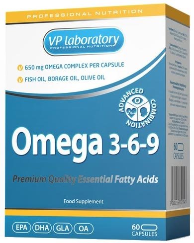 VPLab Omega 3-6-9 60 капсул 