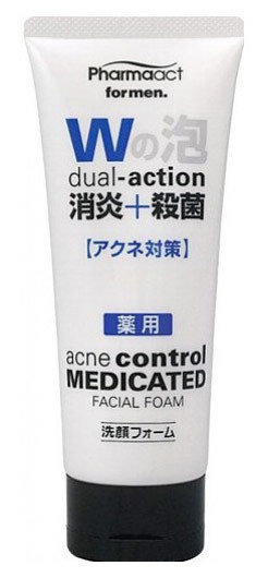Dual-action Acne Control 130 г Мужская пенка для умывания с антибактериальным и противовоспалительным действием 