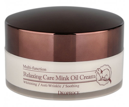 Deoproce Relaxing Care Mink Oil Cream 100 г Крем расслабляющий с жиром норки 