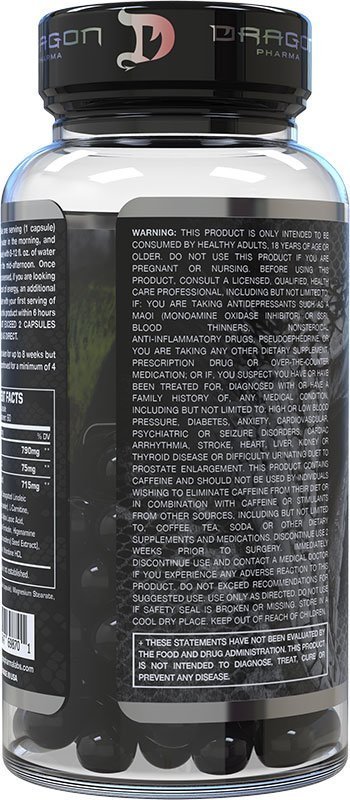 Dragon Pharma Labs Black Viper 60 капсул
