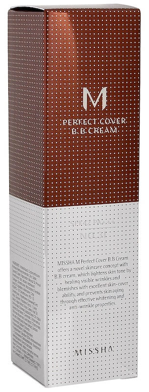 Missha M Perfect Cover Bb Cream SPF42 / Pa+++ No 31 Золотой бежевый 50 мл Многофункциональный Бб-крем 