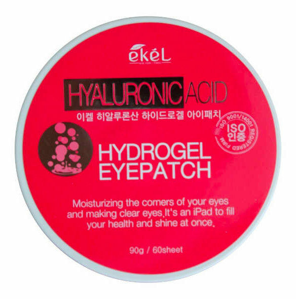 Ekel Гидрогелевые патчи под глаза с гиалуроновой кислотой Hydrogel Eye Patch Hyaluronic Acid 60шт 
