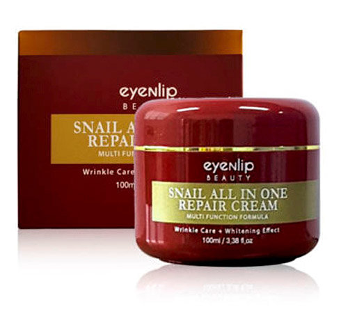 Eyenlip Snail All In One Repair Cream 100 мл Восстанавливающий крем для лица с фильтратом муцина улитки 