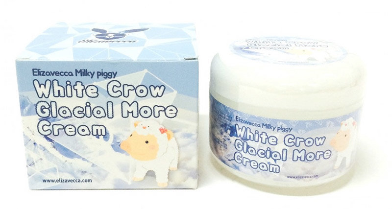 Elizavecca Milky Piggy White Crow Glacial More Cream 100 г Осветляющий крем для лица 