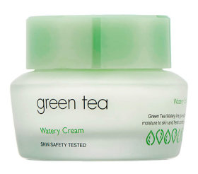 It's Skin Green Tea Watery Cream 50 мл Крем для лица с экстрактом зеленого чая