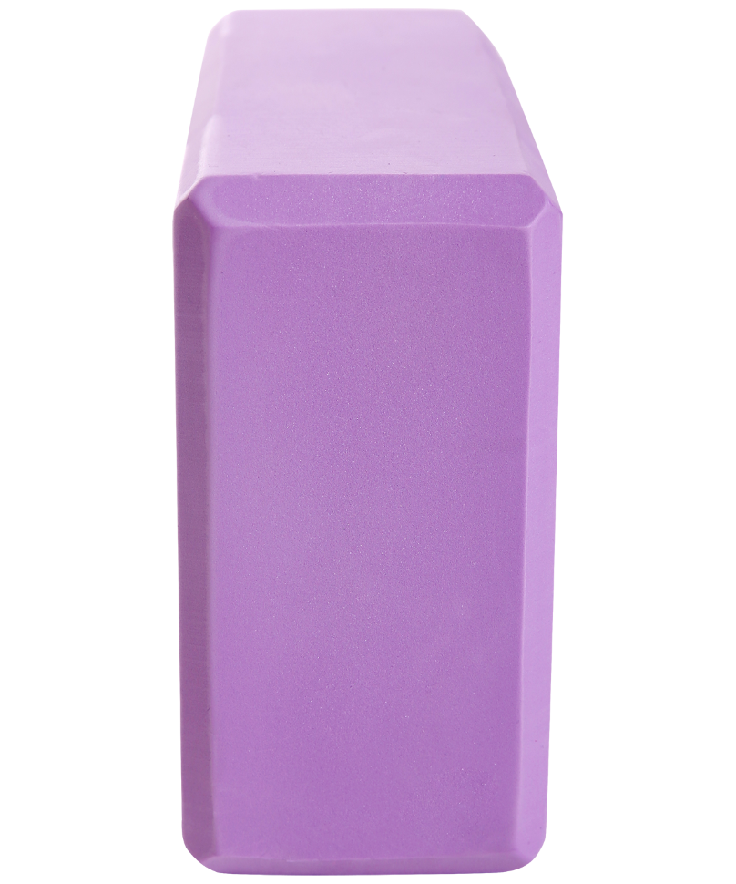 Блок для йоги Core YB-200 EVA, фиолетовый пастель