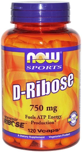 Now D-Ribose 750 мг 120 капсул