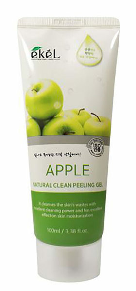 Ekel Пилинг-скатка с экстрактом зеленого яблока Natural Clean peeling gel Apple 180 мл