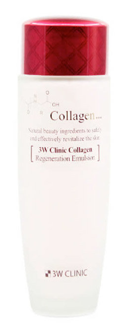 3W Clinic Collagen Regeneration Emulsion 150 мл Восстанавливающая эмульсия с коллагеном