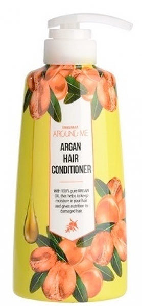 Welcos Around me Argan Hair Conditioner 500 мл Кондиционер для поврежденных волос 
