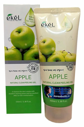 Ekel Пилинг-скатка с экстрактом яблока Natural Clean Peeling Gel Apple 100 мл