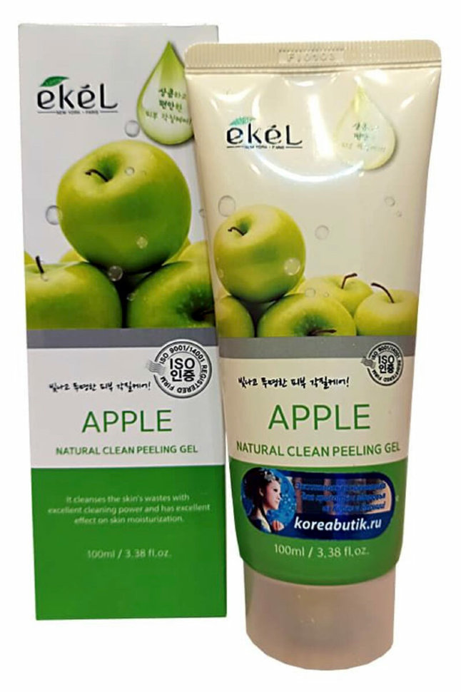 Ekel Natural Clean Peeling Gel Apple Пилинг-скатка с экстрактом яблока 100 мл