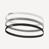 Спортивные резинки на голову JÖGEL CAMP Training Headbands 3 Pack, черный/серый/белый
