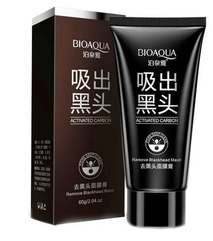Bioaqua Маска-пленка с активированным углем от черных точек и прыщей 60 г 