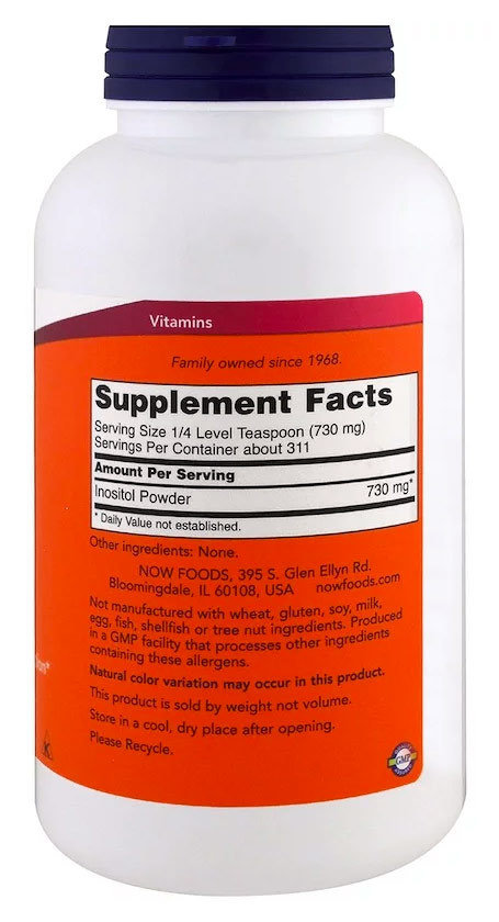 Now Inositol Powder 227 гр