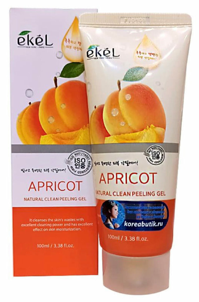 Ekel Пилинг-скатка с экстрактом абрикоса Natural Clean Peeling Gel Apricot 100 ml