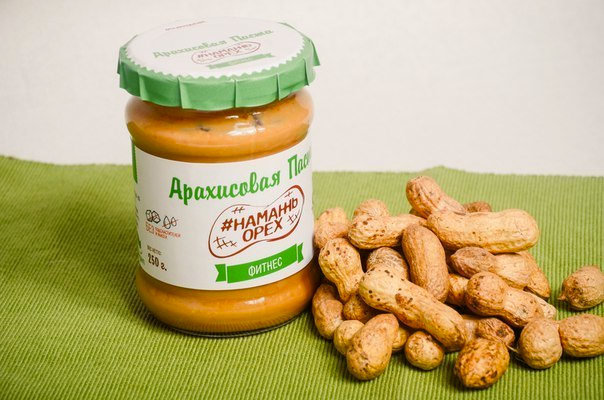 Намажь Орех Арахисовая паста Фитнес 250 г 
