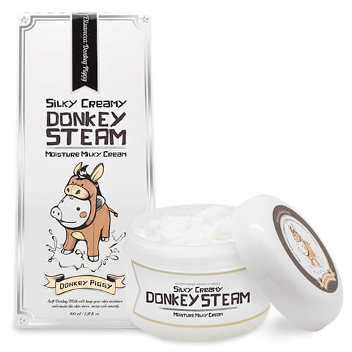 Elizavecca Silky Creamy Donkey Steam Moisture 100 г Паровой увлажняющий крем с молоком ослиц 
