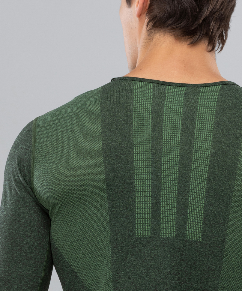 Мужская футболка с длинным рукавом Smartknit FA-ML-0103-KHK, хаки