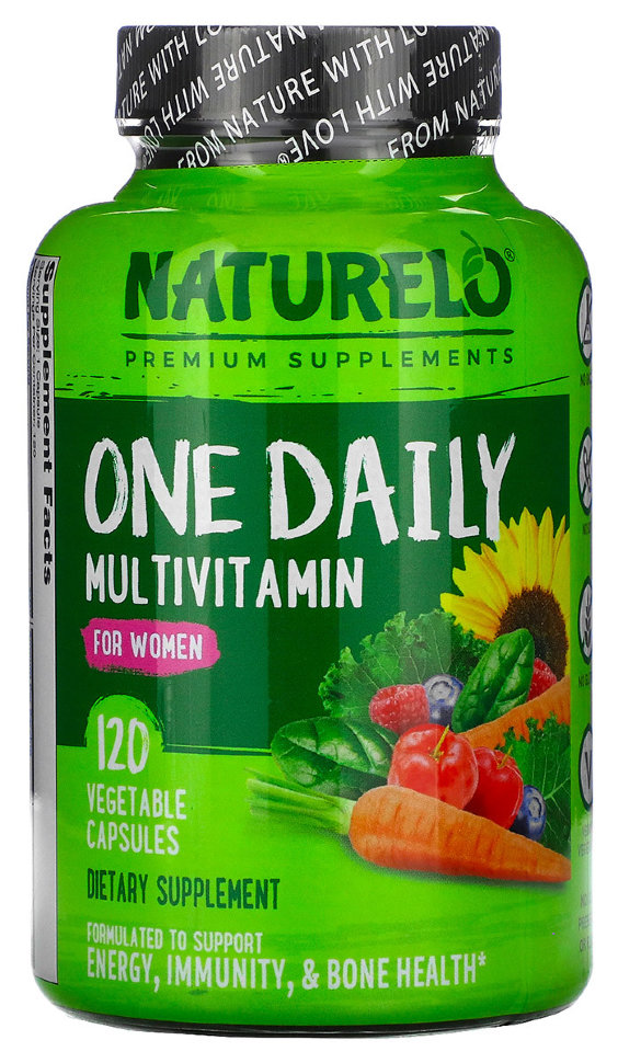 Naturelo One Daily Multivitamin для женщин 120 капсул