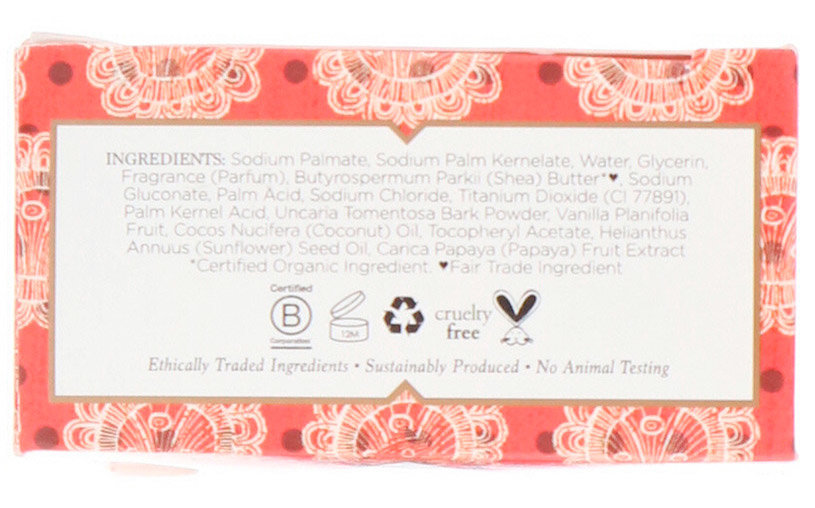 Nubian Heritage Coconut & Papaya Bar Soap 142 г Мыло с кокосом и папайей 
