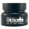 FarmStay Black Snail All In One Eye Cream 50 мл Многофункциональный крем с муцином черной улитки для кожи вокруг глаз