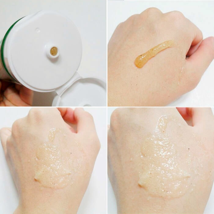 Elizavecca Milky Piggy Green Tea Salt Body Scrub 300 мл Скраб для тела с морской солью и экстрактом зелёного чая 
