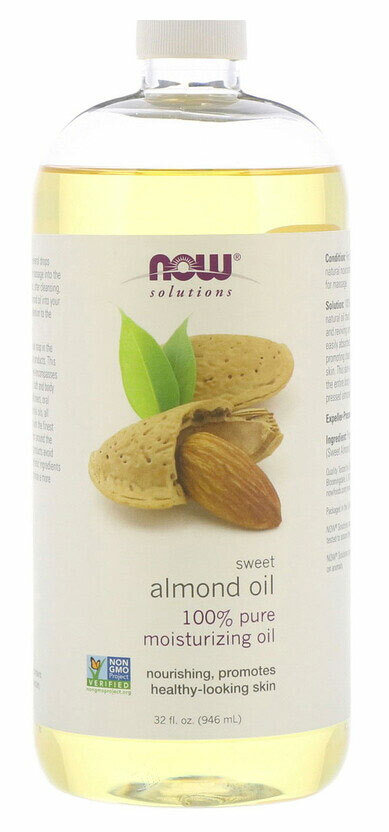 Now Almond Oil 946 мл Масло сладкого миндаля 