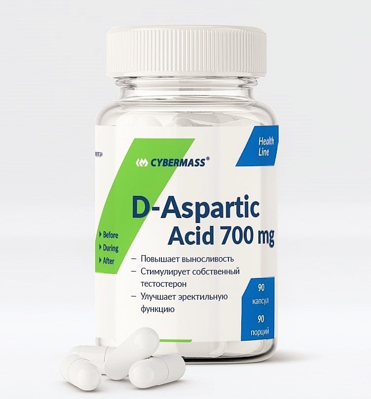 CyberMass D-Aspartic Acid 90 капсул
