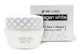 3W Clinic Collagen Whitening Cream 60 мл Осветляющий крем для лица с коллагеном