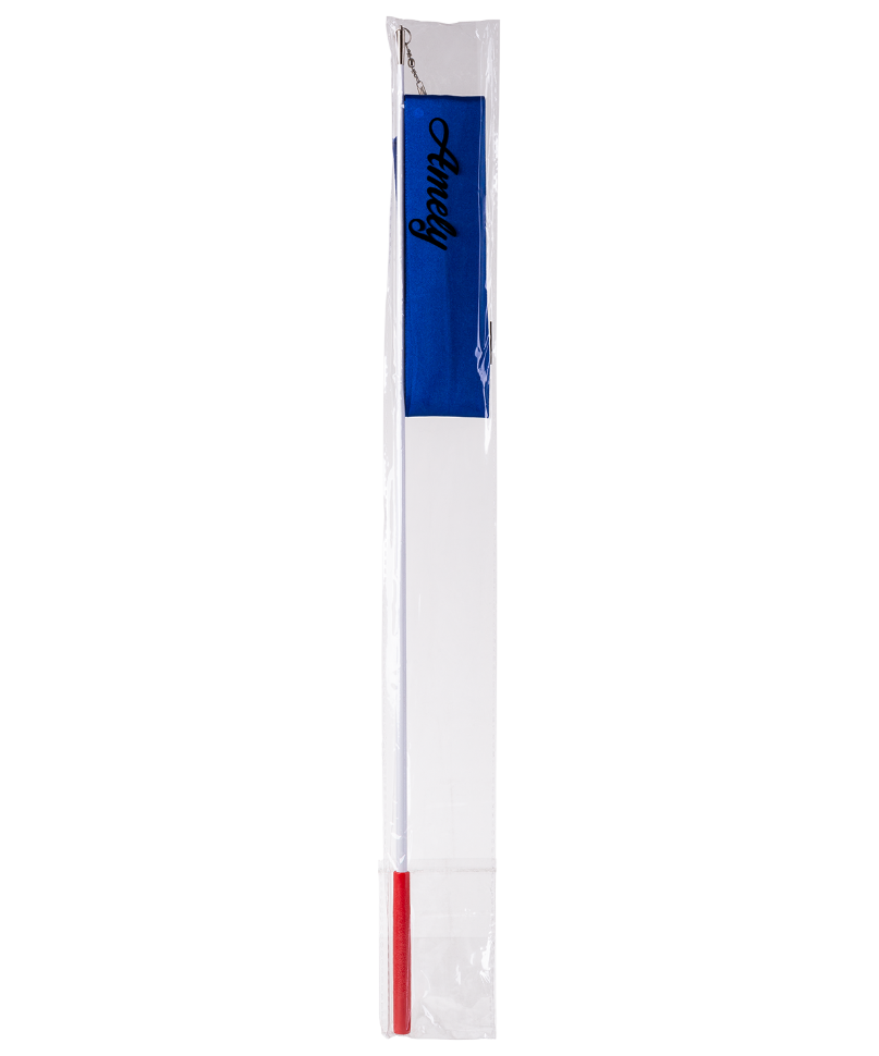 Лента для художественной гимнастики AGR-301 4м, с палочкой 46 см, синий