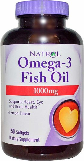 Natrol Omega-3 Fish Oil 60 капсул