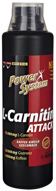 Power System L-Carnitin Attack 72.000 мг 500 мл