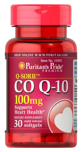 Puritan's Pride Q-Sorb Co Q-10 100 мг 30 капсул