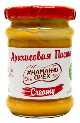 Намажь Орех Арахисовая паста Creamy 250 г