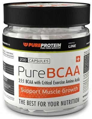 PureProtein Bcaa 200 капсул