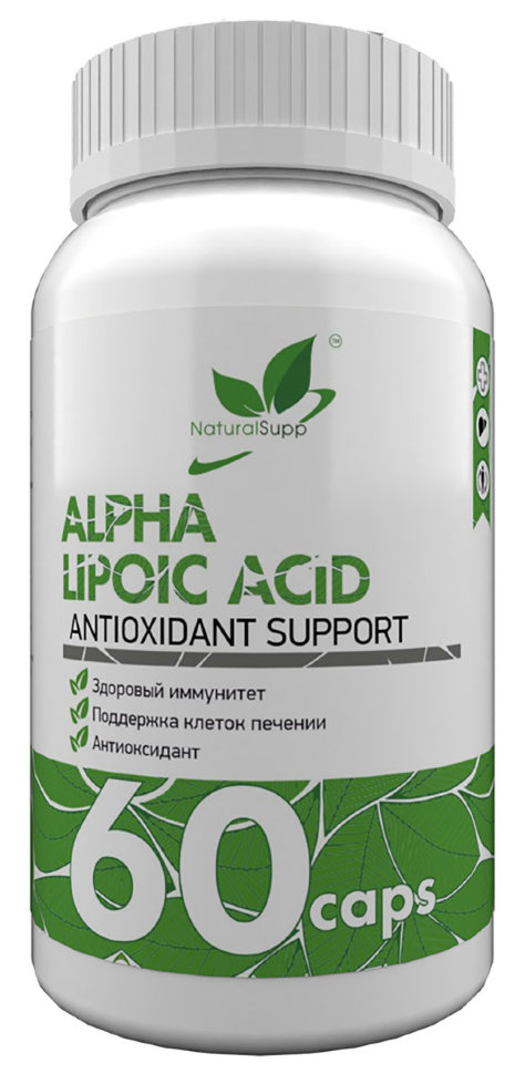 NaturalSupp Alpha Lipoic Acid 100 мг 60 капсул