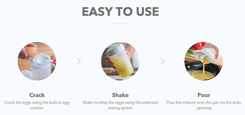 Blender Bottle Шейкер Whiskware Egg Mixer 