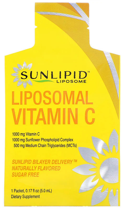 SunLipid Liposomal Vitamin C Липосомальный витамин C, 30 пакетиков