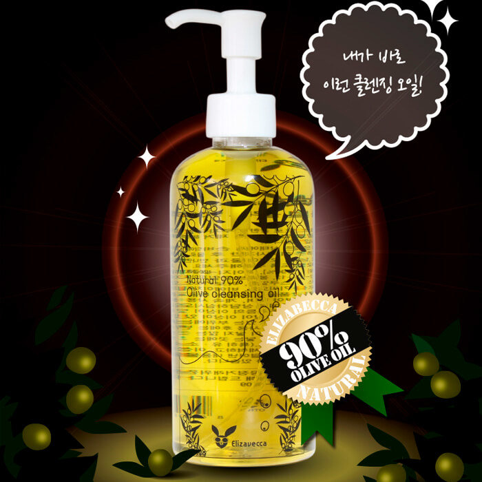 Elizavecca Natural 90% Olive Cleansing Oil 300 мл Гидрофильное масло с 90% содержанием натурального масла оливы 